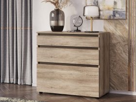 Комод КМ-01 Энигма (венге/дуб каньон) в Раисино - raisino.mebel-nsk.ru | фото