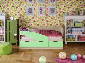Кровать детская Бабочки 1,8 м в Раисино - raisino.mebel-nsk.ru | фото