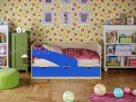 Кровать детская Бабочки 2,0 м в Раисино - raisino.mebel-nsk.ru | фото
