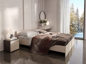 Кровать двухспальная 1,6м Гиза в Раисино - raisino.mebel-nsk.ru | фото