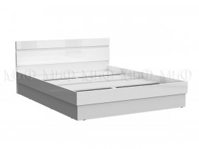 Кровать двуспальная 1,4 м Челси (белый) в Раисино - raisino.mebel-nsk.ru | фото