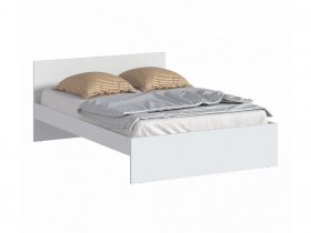 Кровать двуспальная 1,4м Бруклин СБ-3353 (белый) в Раисино - raisino.mebel-nsk.ru | фото
