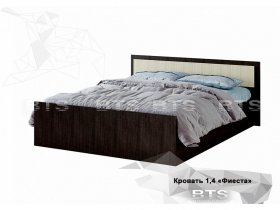Кровать двуспальная 1,4м LIGHT Фиеста (BTS) в Раисино - raisino.mebel-nsk.ru | фото