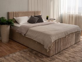 Кровать двуспальная 1,4м с подъем. мех. Леванте в Раисино - raisino.mebel-nsk.ru | фото
