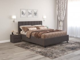 Кровать двуспальная 1,6м с под.мех. Оливия в Раисино - raisino.mebel-nsk.ru | фото