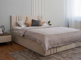 Кровать двуспальная 1,8м с подъем. мех. Леванте в Раисино - raisino.mebel-nsk.ru | фото