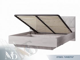Кровать двуспальная с подъем. мех. 1,6 м  Кимберли КР-13 в Раисино - raisino.mebel-nsk.ru | фото