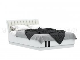 Кровать двуспальная с подъем.мех. 1,6м Магнолия в Раисино - raisino.mebel-nsk.ru | фото