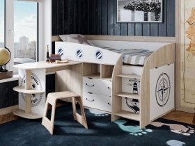 Кровать комбинированная «Немо» в Раисино - raisino.mebel-nsk.ru | фото