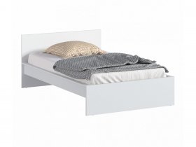 Кровать односпальная 1,2м Леон СБ-3367 (белый) в Раисино - raisino.mebel-nsk.ru | фото