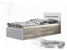 Кровать односпальная Наоми КР-12 в Раисино - raisino.mebel-nsk.ru | фото
