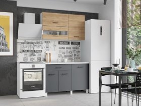 Кухонный гарнитур 1,2м Trend  (горизонт) в Раисино - raisino.mebel-nsk.ru | фото