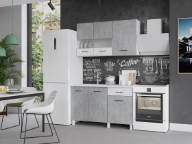 Кухонный гарнитур 1,3м Trend (горизонт) в Раисино - raisino.mebel-nsk.ru | фото