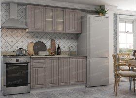 Кухонный гарнитур Хозяюшка 1,5 м (МФ) в Раисино - raisino.mebel-nsk.ru | фото