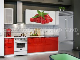 Кухонный гарнитур Малина в Раисино - raisino.mebel-nsk.ru | фото