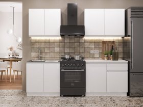 Кухонный гарнитур Стиль 1,8 м (белый) в Раисино - raisino.mebel-nsk.ru | фото