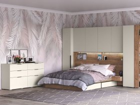 Модульная спальня Адель в Раисино - raisino.mebel-nsk.ru | фото