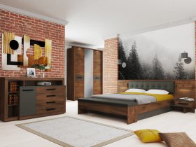 Модульная спальня Глазго в Раисино - raisino.mebel-nsk.ru | фото