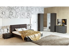 Модульная спальня Наоми (джут/фон серый) в Раисино - raisino.mebel-nsk.ru | фото