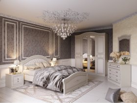 Модульная спальня Николь (Мебельград) в Раисино - raisino.mebel-nsk.ru | фото