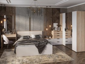 Модульная спальня Норд в Раисино - raisino.mebel-nsk.ru | фото