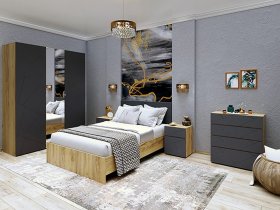 Модульная спальня Шерлок в Раисино - raisino.mebel-nsk.ru | фото