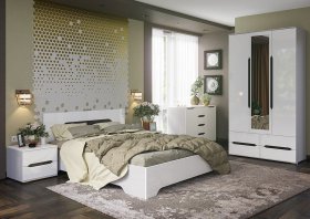 Модульная спальня Валирия в Раисино - raisino.mebel-nsk.ru | фото