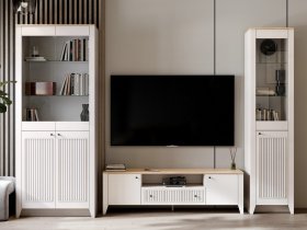 Модульная стенка Валенсия в Раисино - raisino.mebel-nsk.ru | фото