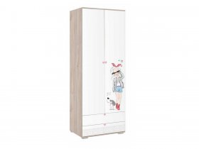 Шкаф двухдверный с ящиками Алина 55.01 в Раисино - raisino.mebel-nsk.ru | фото