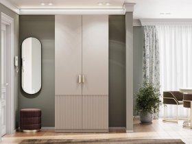 Шкаф двухстворчатый Эккервуд (Нью) (меланж) в Раисино - raisino.mebel-nsk.ru | фото