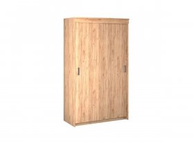 Шкаф-купе двухдверный Ирина Шк013.1 (дуб крафт золотой) в Раисино - raisino.mebel-nsk.ru | фото