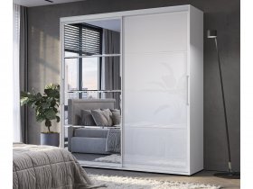 Шкаф-купе Крафт-6 2,0м (белый) в Раисино - raisino.mebel-nsk.ru | фото