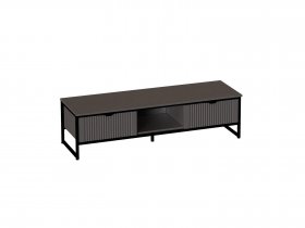 Тумба 2 ящика Нора (металл бруклин/графит) (гостиная) в Раисино - raisino.mebel-nsk.ru | фото