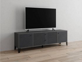 Тумба под ТВ Парус-10 (графит/гранит лофт) в Раисино - raisino.mebel-nsk.ru | фото